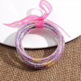 Copy of أساور ربل لامعة Glitter Bangles Set